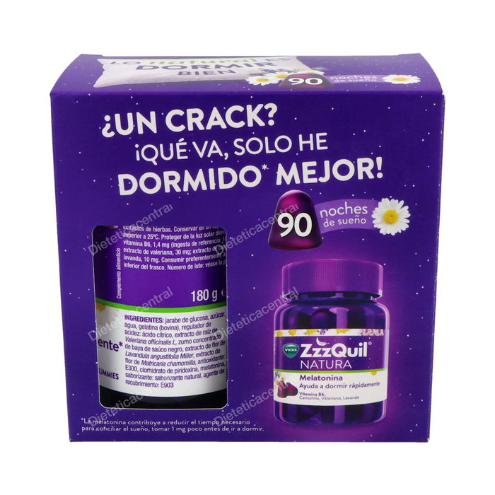 ZZZQUIL Natura 90 Gummies Sabor Frutos Del Bosque