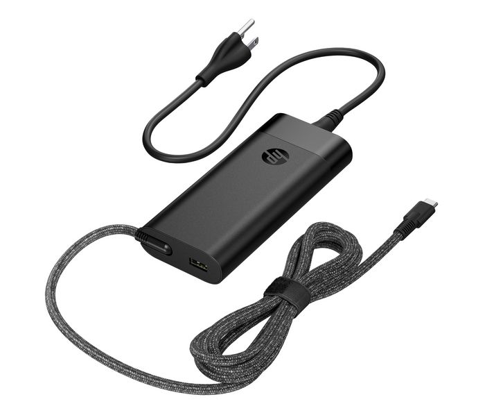 HP Cargador de Portátil USB-C 110W | Doble Puerto Carga Rápida