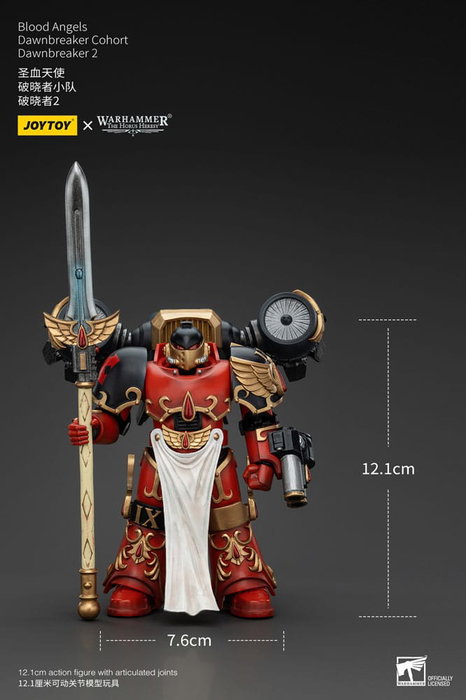 Warhammer The Horus Heresy Figura 1/18 Blood Angels Dawnbreaker Cohort Dawnbreaker 2 13 cm
