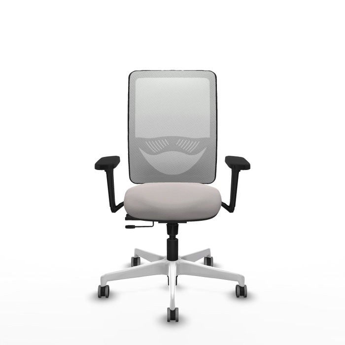 PIQUERAS Y CRESPO Silla de oficina Zulema Blanca con mecanismo Sincro/Traslack y Brazos 3D PIQUERAS Y CRESPO Silla de oficina Zulema Blanca con mecanismo Sincro/Traslack y Brazos 3D