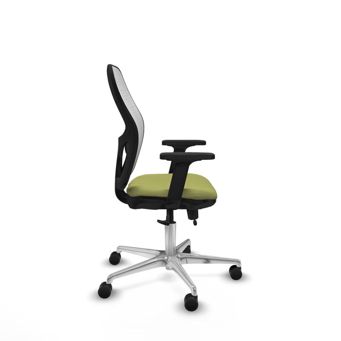 PIQUERAS Y CRESPO Silla de oficina Jorquera Verde oliva y Blanco