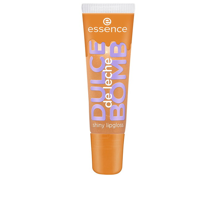Essence Dulce de Leche Lipgloss Brillo Bomb - Gloss labial en tono marrón cálido con destellos dorados, fórmula suave no pegajosa, 10 ml Essence Dulce de Leche Lipgloss Brillo Bomb - Gloss labial en tono marrón cálido con destellos dorados, fórmula suave no pegajosa, 10 ml