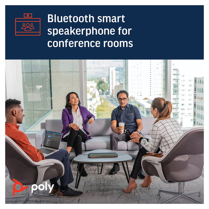 HP Poly Sync 60 - Altavoz de conferencia con conectividad Bluetooth, USB-A y USB-C HP Poly Sync 60 - Altavoz de conferencia con conectividad Bluetooth, USB-A y USB-C