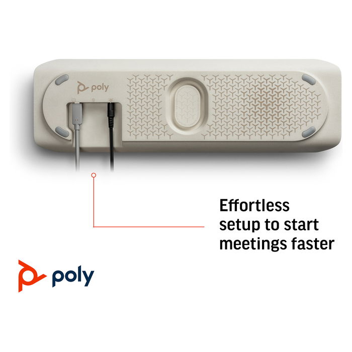 HP Poly Sync 60 - Altavoz de conferencia con conectividad Bluetooth, USB-A y USB-C HP Poly Sync 60 - Altavoz de conferencia con conectividad Bluetooth, USB-A y USB-C