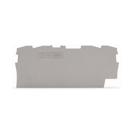WAGO 2002-1491 Placa de cierre y de paso, Gris