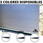 Burcasa Burlete de aluminio para garaje labio 250 (2x1,25m) plata