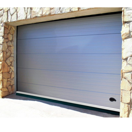 Burcasa Burlete de aluminio para garaje labio 250 (2x1,25m) plata