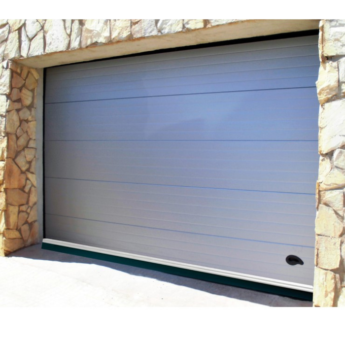 Burcasa Burlete de aluminio para garaje labio 250 (2x1,25m) plata Burcasa Burlete de aluminio para garaje labio 250 (2x1,25m) plata