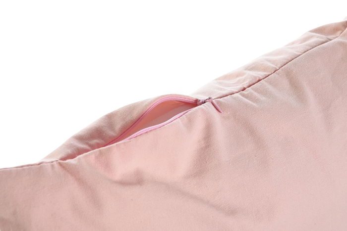 DKD Home Decor Cojín Boho Rosa Beige 45 x 10 x 45 cm (4 Unidades)