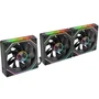 Pack 3 ventiladores invertidos mars gaming mf-linkfinitykit2r 12cm argb