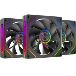 Mars Gaming Kit 3 Ventiladores MF-LINKFINITY 2R Negro 120mm ARGB