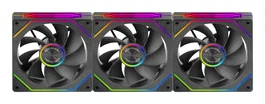 Mars Gaming Kit 3 Ventiladores MF-LINKFINITY 2R Negro 120mm ARGB