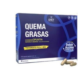 HERBORA Diet Prime Quemagrasas 120Vcaps. Vegano con Opuntia, Gymnema, Naranja Amarga y Cromo para el Control de Grasa
