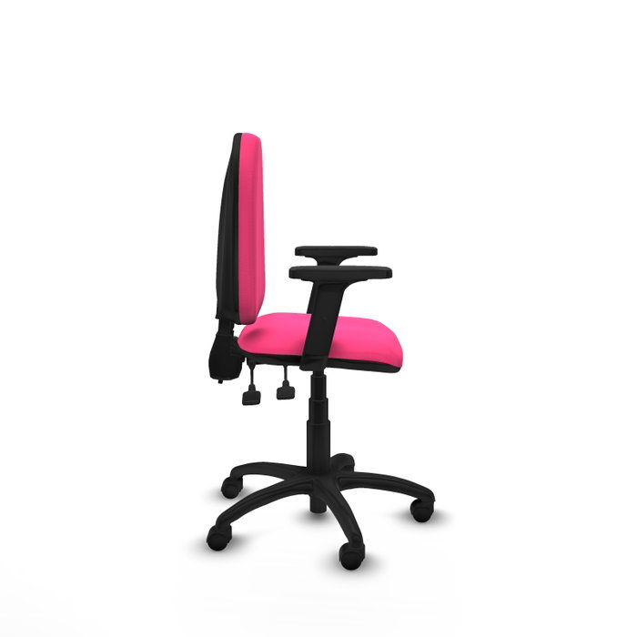 PIQUERAS Y CRESPO Silla de oficina Aýna Rosa con Brazos 2D PIQUERAS Y CRESPO Silla de oficina Aýna Rosa con Brazos 2D