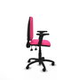 PIQUERAS Y CRESPO Silla de oficina Aýna Rosa con Brazos 2D