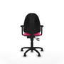PIQUERAS Y CRESPO Silla de oficina Aýna Rosa con Brazos 2D