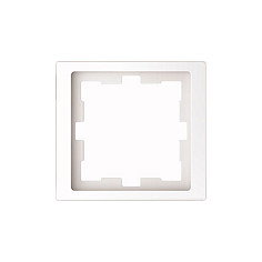 MERTEN Marco para toma de corriente de 1 posición blanco 8.1 x 8.1 cm MERTEN Marco para toma de corriente de 1 posición blanco 8.1 x 8.1 cm