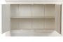 DKD Home Decor Vitrina Balines Nat 2c24 Decape Blanco 270x43x244 cm Teca Mango 8 Puertas