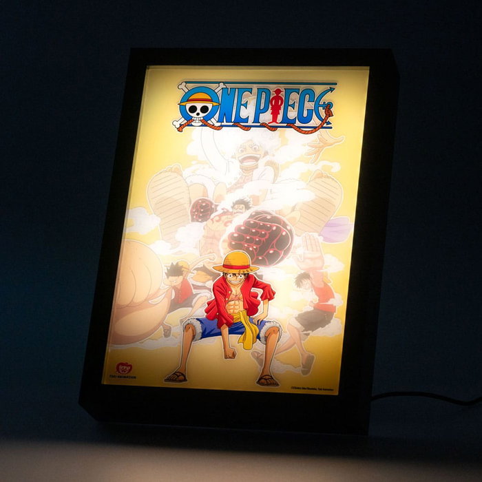 One Piece Lámina LED enmarcada