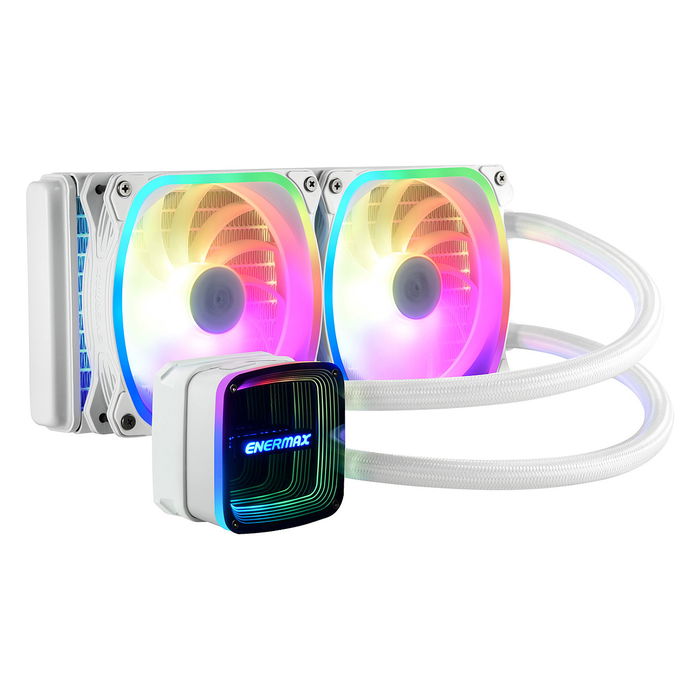 Enermax Kit Refrigeración Líquida Aquafusion ADV ELC-AQFA240-SQA-W 240mm Blanco 2 Ventiladores 12cm Enermax Kit Refrigeración Líquida Aquafusion ADV ELC-AQFA240-SQA-W 240mm Blanco 2 Ventiladores 12cm