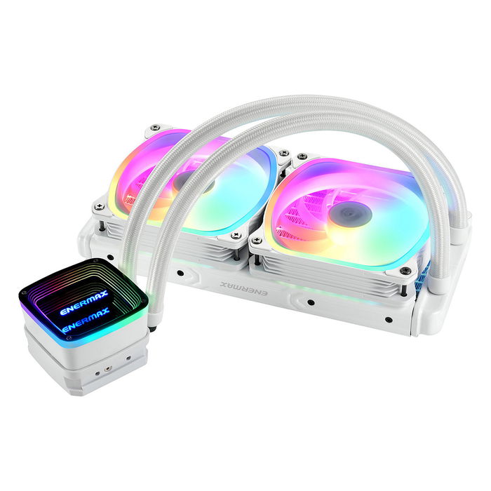 Enermax Kit Refrigeración Líquida Aquafusion ADV ELC-AQFA240-SQA-W 240mm Blanco 2 Ventiladores 12cm Enermax Kit Refrigeración Líquida Aquafusion ADV ELC-AQFA240-SQA-W 240mm Blanco 2 Ventiladores 12cm