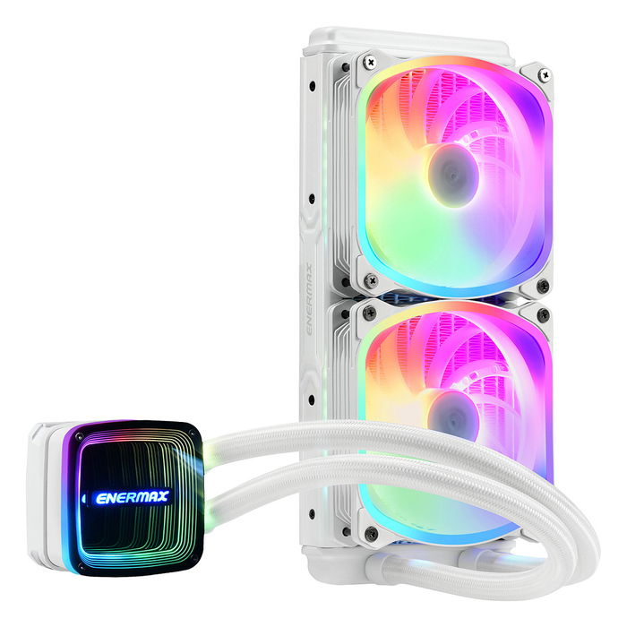 Enermax Kit Refrigeración Líquida Aquafusion ADV ELC-AQFA240-SQA-W 240mm Blanco 2 Ventiladores 12cm Enermax Kit Refrigeración Líquida Aquafusion ADV ELC-AQFA240-SQA-W 240mm Blanco 2 Ventiladores 12cm