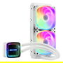 Enermax Kit Refrigeración Líquida Aquafusion ADV ELC-AQFA240-SQA-W 240mm Blanco 2 Ventiladores 12cm