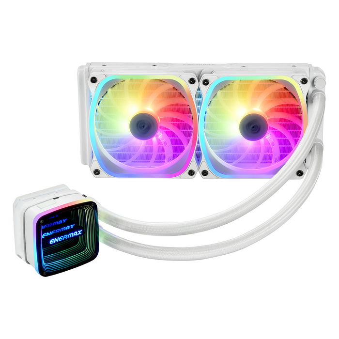 Enermax Kit Refrigeración Líquida Aquafusion ADV ELC-AQFA240-SQA-W 240mm Blanco 2 Ventiladores 12cm Enermax Kit Refrigeración Líquida Aquafusion ADV ELC-AQFA240-SQA-W 240mm Blanco 2 Ventiladores 12cm
