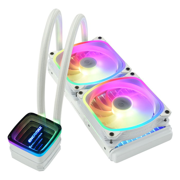 Enermax Kit Refrigeración Líquida Aquafusion ADV ELC-AQFA240-SQA-W 240mm Blanco 2 Ventiladores 12cm Enermax Kit Refrigeración Líquida Aquafusion ADV ELC-AQFA240-SQA-W 240mm Blanco 2 Ventiladores 12cm