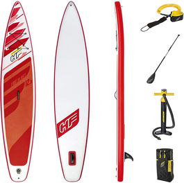 Bestway Tabla Paddle Surf Hinchable Fastblast Tech Set 65343, 3.81m, Touring Rápido, Resistente y Estable, para Uso en Lago y Mar
