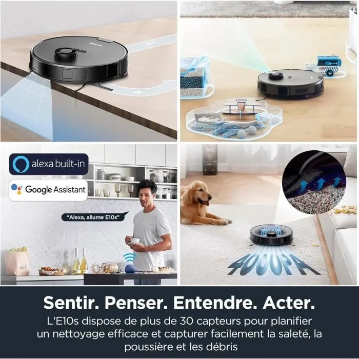 Eureka Aspiradora Robot E10S Negro 4000 Pa 180 min 200 ml EUR1726223304412