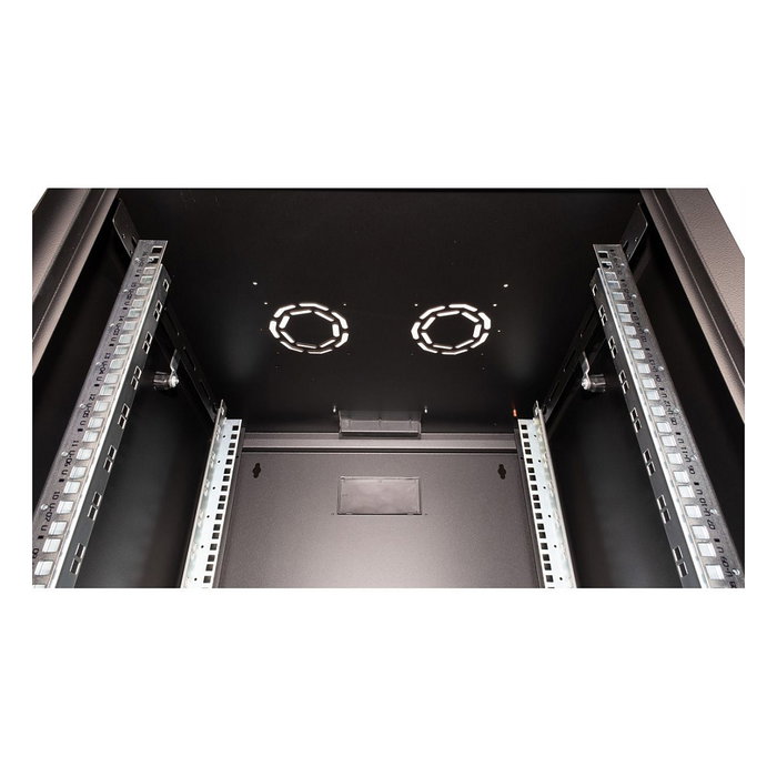 ROLINE 26.21.0177 Bastidor de Pared Profesional 16U 19 Pulgadas, 600x600 mm BxT, Cristal, Acero Negro, para Rack ROLINE 26.21.0177 Bastidor de Pared Profesional 16U 19 Pulgadas, 600x600 mm BxT, Cristal, Acero Negro, para Rack