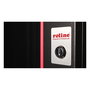 ROLINE 26.21.0177 Bastidor de Pared Profesional 16U 19 Pulgadas, 600x600 mm BxT, Cristal, Acero Negro, para Rack