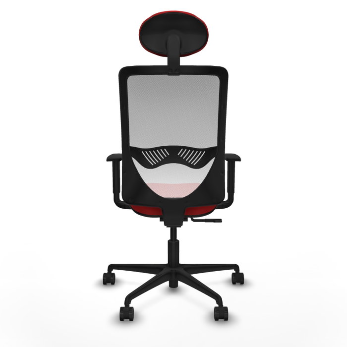 PIQUERAS Y CRESPO Silla de oficina Zulema con mecanismo Sincro, Rojo y Blanco PIQUERAS Y CRESPO Silla de oficina Zulema con mecanismo Sincro, Rojo y Blanco