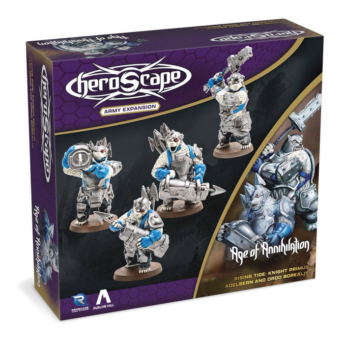 Heroscape expansión Rising Tide - Knight Primus Adelbern & Ordo Borealis Army *Edición Inglés* Heroscape expansión Rising Tide - Knight Primus Adelbern & Ordo Borealis Army *Edición Inglés*