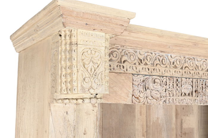 DKD Home Decor Estanteria Teca Natural 150 x 60 x 210 cm 3 Estanterias 44 cm Distancia DKD Home Decor Estanteria Teca Natural 150 x 60 x 210 cm 3 Estanterias 44 cm Distancia