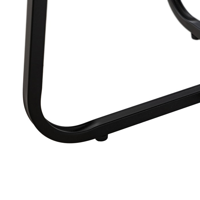 Mesa Centro Marrón Dm-Metal Salón 50 X 50 X 38 cm