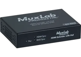 MUXLAB Receptor HDMI HDBT UHD-4K PoE 70m 1080p 40m 4K/30