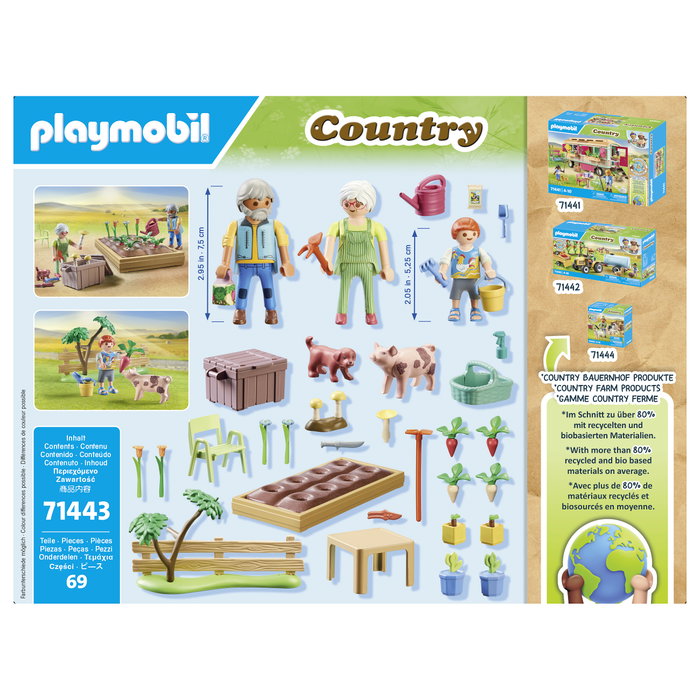 PLAYMOBIL Huerto con Abuelos Country 71443 PLAYMOBIL Huerto con Abuelos Country 71443