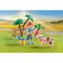 PLAYMOBIL Juego de Rol Granja Huerto Con Abuelos Country 71443, Figuras con Animales y Accesorios, Material Sostenible, +4 Años