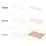 Emuca Tablero para mesa, 1150x750mm, espesor 30mm, Madera, Efecto roble