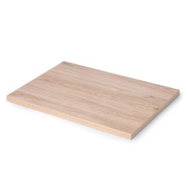 Emuca Tablero para mesa, 1150x750mm, espesor 30mm, Madera, Efecto roble