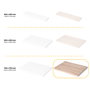 Emuca Tablero para mesa, 1150x750mm, espesor 30mm, Madera, Efecto roble