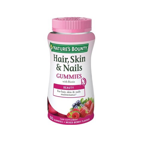 Nature's Bounty Hair, Skin & Nails Gummies con Biotina