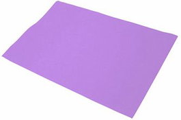 PRYSE Pack de 10 planchas de fieltro lila claro 40x60 cm