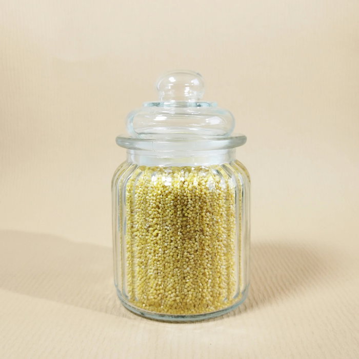 La Mediterranea Tarro Vidrio Cuisine 2500 ml 14x14x25.5 cm (6 Unidades)