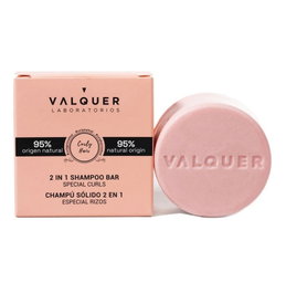 Valquer Champú y Acondicionador Sólido 2 en 1 Especial Rizos (Reacondicionado) 70 g