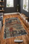 Conceptum Alfombra para Pasillo Hmnt602 80x150 cm Poliéster Impresión Digital 3D Antibacteriana Lavable
