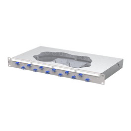 METZ CONNECT Patchfeld OpDAT fix2 splice 12xLC-D OS2 Gris