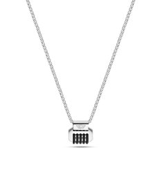 Police Collar PEAGN2211501 de Acero Inoxidable Gris